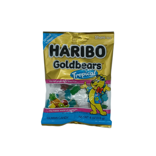 Haribo Goldbears Tropical 4oz PEG