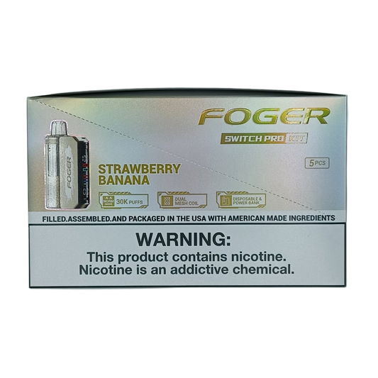 Foger Switch Pro Kit Strawberry Banana 5ct