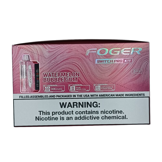 Foger Switch Pro Kit Watermelon Bubblegum 5ct