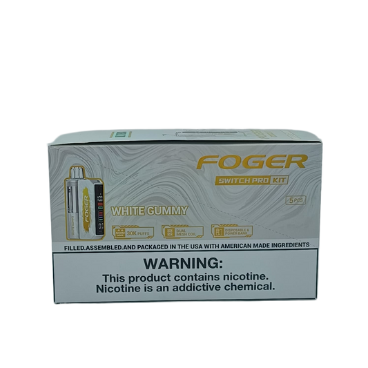 Foger Switch Pro Kit White Gummy 5ct