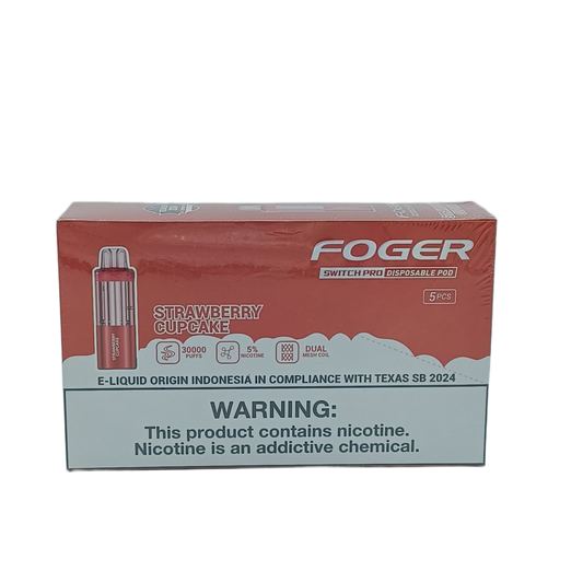 Foger Switch Pro Pod Strawberry Cupcake 5ct