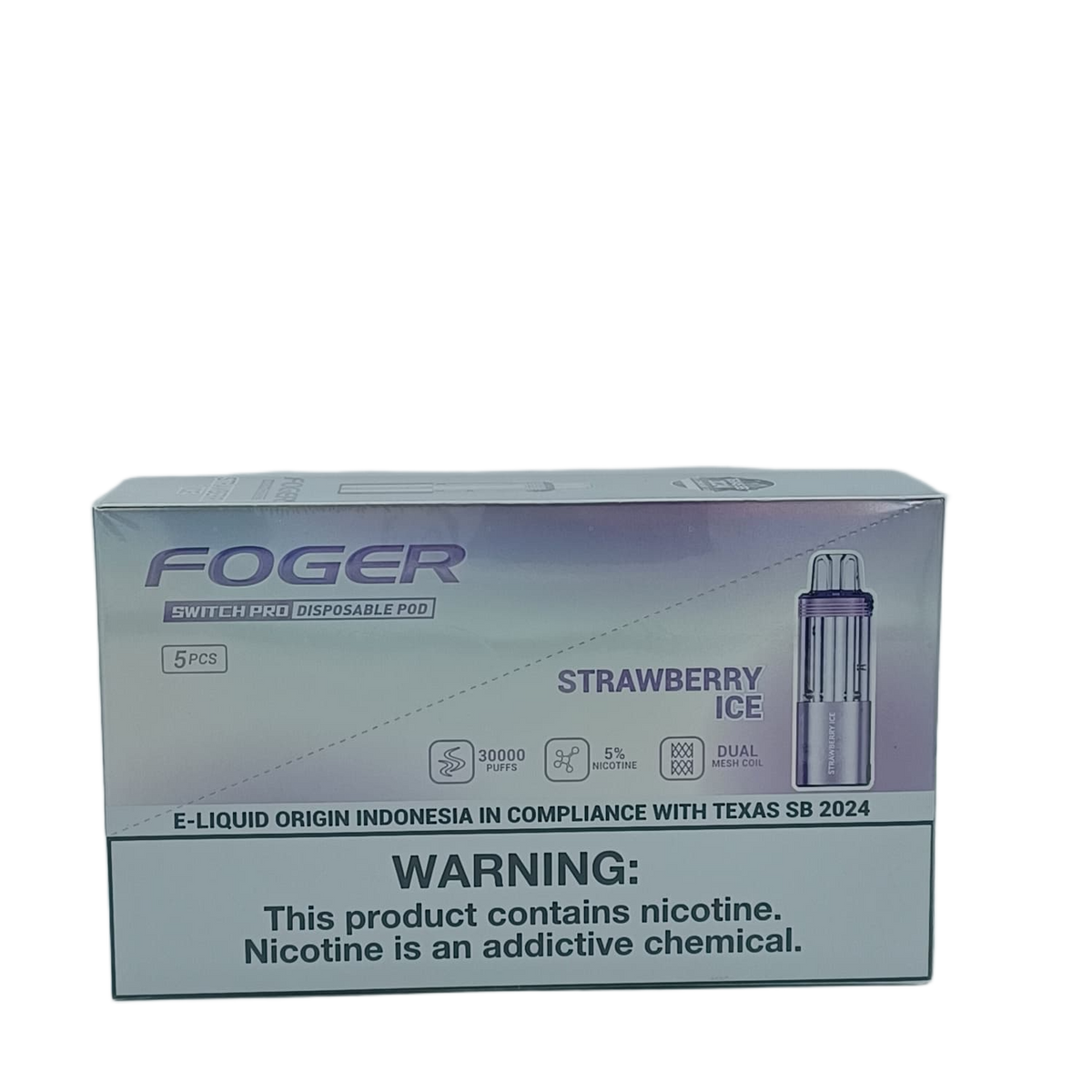 Foger Switch Pro Pod Strawberry Ice 5ct