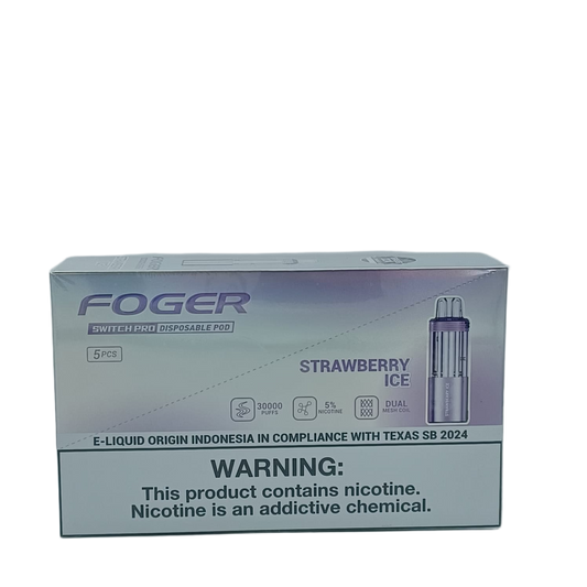 Foger Switch Pro Pod Strawberry Ice 5ct