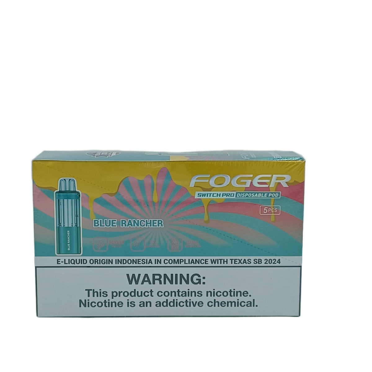 Foger Switch Pro Pod Blue Rancher 5ct
