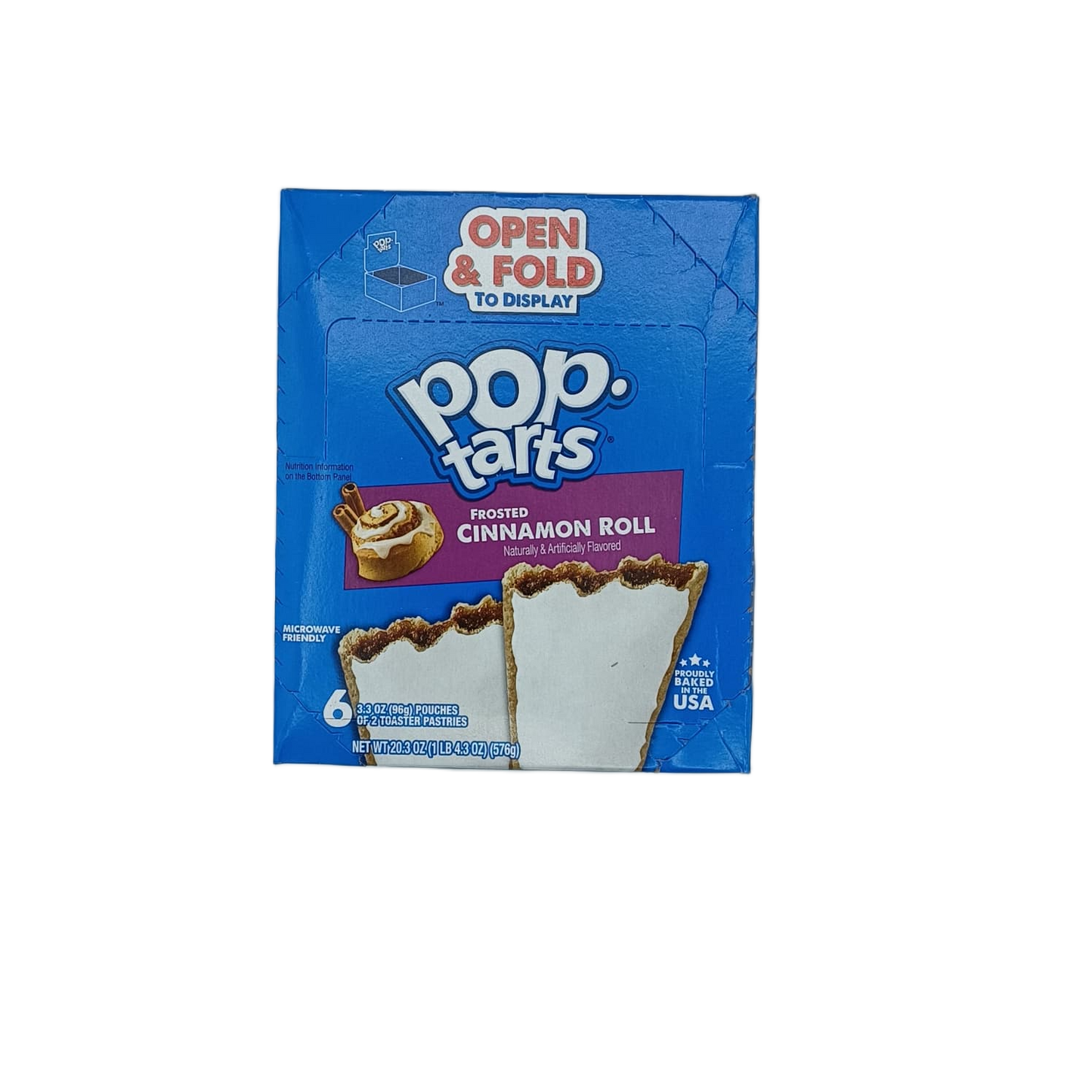Pop Tarts Frosted Cinnamon Roll 6ct/3.3oz