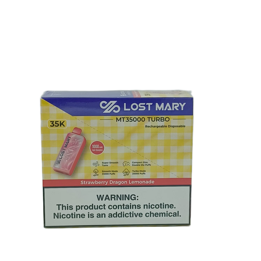 Lost Mary MT35000 Turbo StrwberryDragonLemonad 5ct