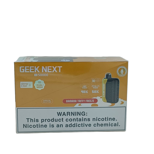 GeekNext X50K Banana Taffy Freeze 5ct