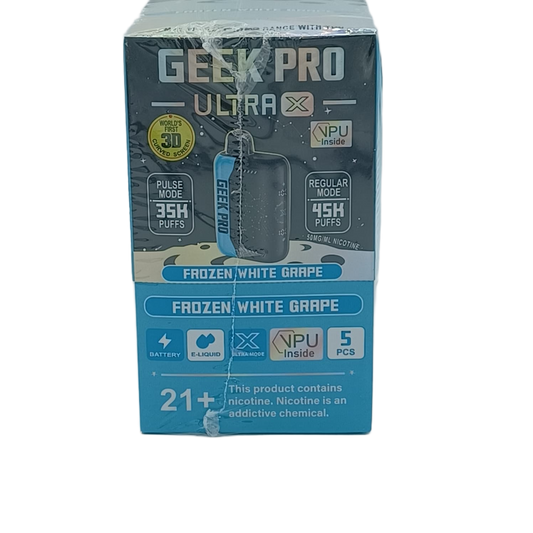 GeekPro UltX Frozen White Grape 5ct