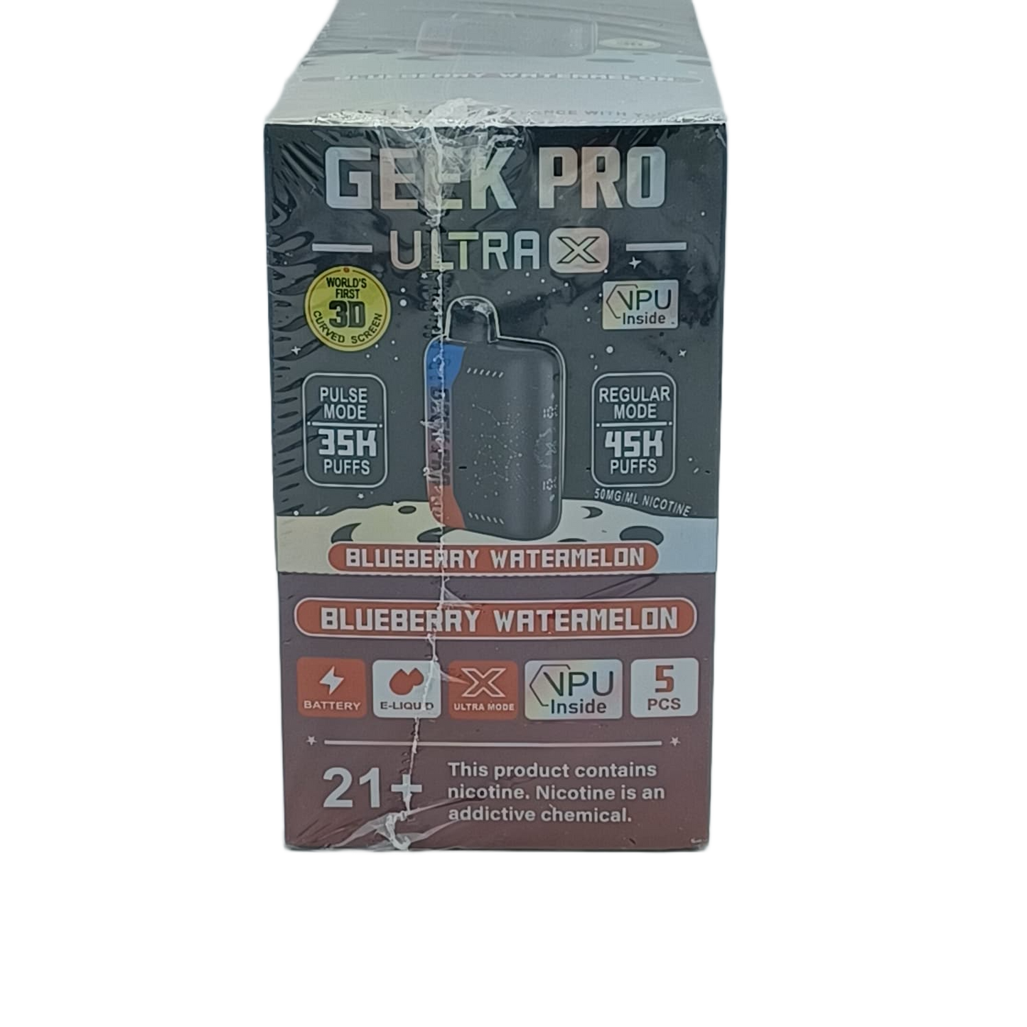 GeekPro UltX Blueberry Watermelon 5ct