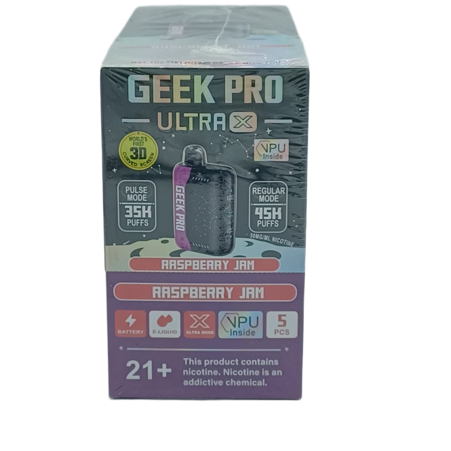GeekPro UltX Raspberry Jam 5ct