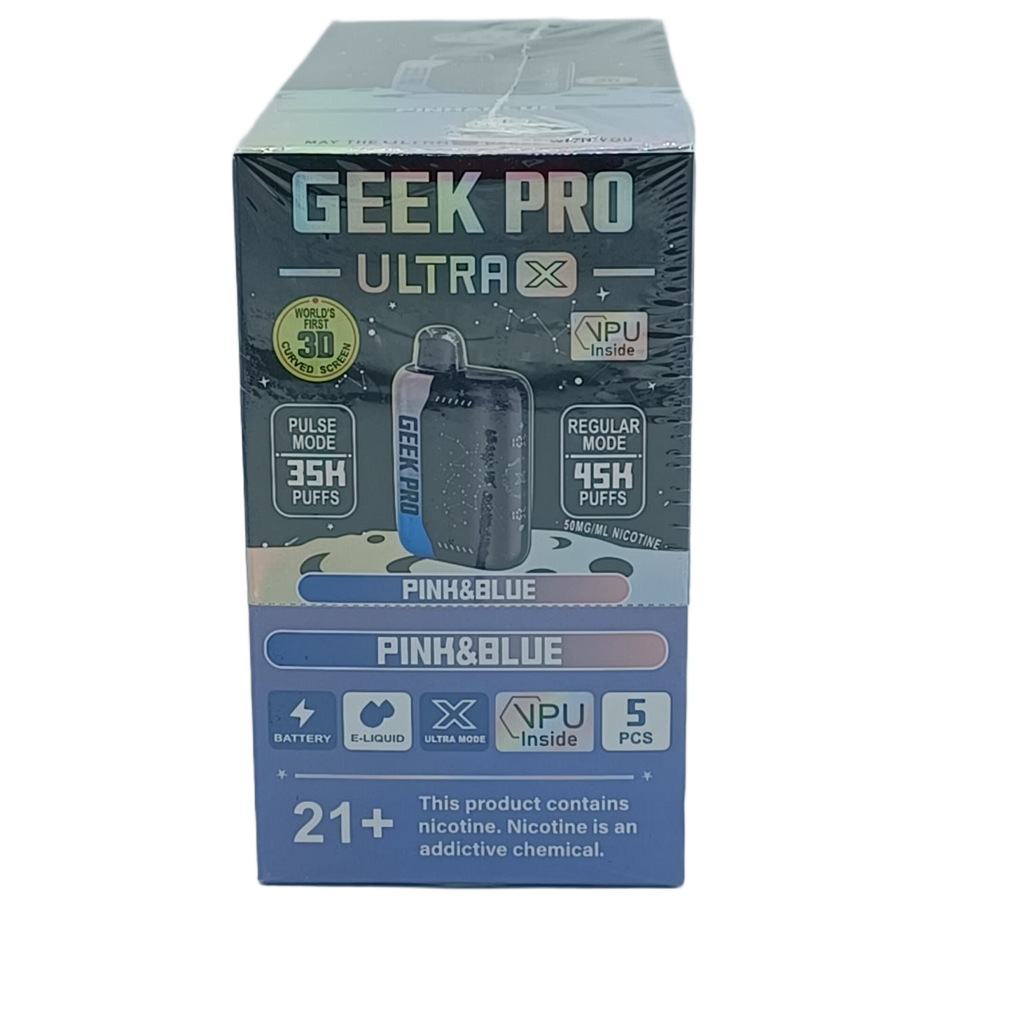 GeekPro UltX Pink&Blue 5ct