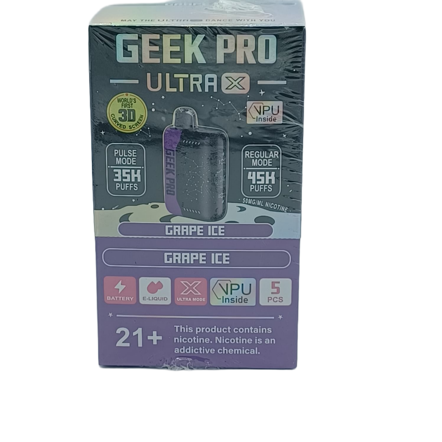 GeekPro UltX Grape Ice 5ct