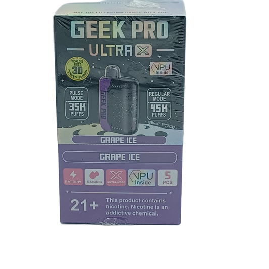 GeekPro UltX Grape Ice 5ct