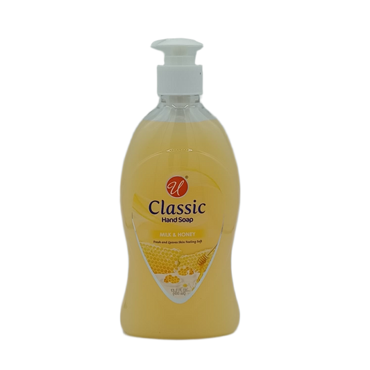 U Hand Soap Classic Milk & Honey 13.5oz