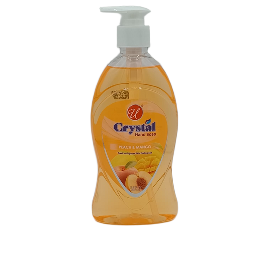 U Hand Soap Crystal Peach & Mango 13.5oz