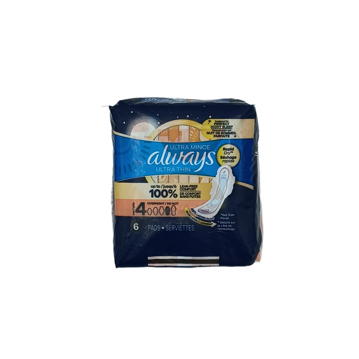 Always Ultra Thin Overnight 6ct