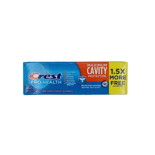 Crest Toothpaste Maximum Cavity Protection 2.6oz