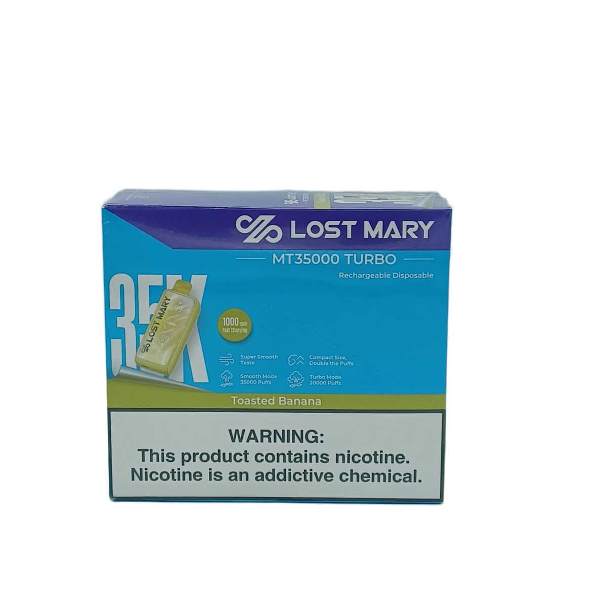 Lost Mary MT35000 Turbo Toasted Banana 5ct