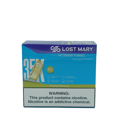 Lost Mary MT35000 Turbo Toasted Banana 5ct