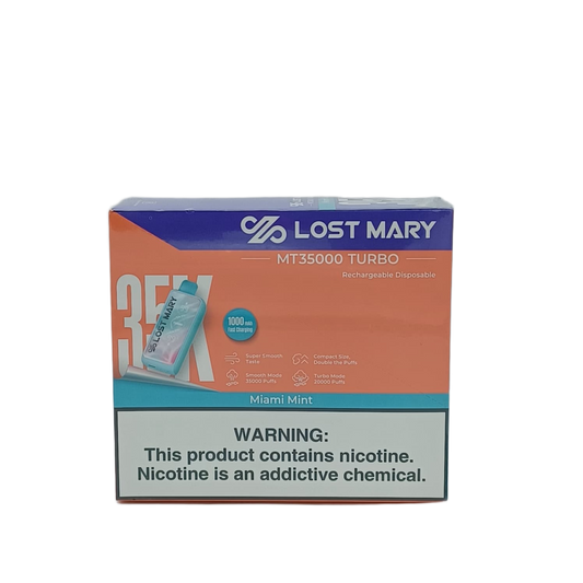 Lost Mary MT35000 Turbo Miami Mint 5ct