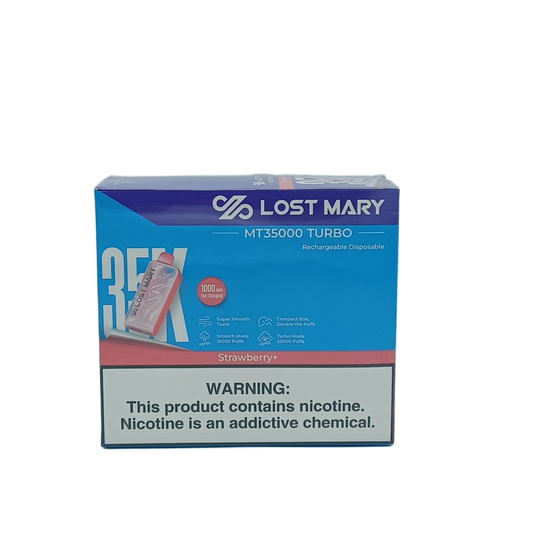 Lost Mary MT35000 Turbo Strawberry+ 5ct