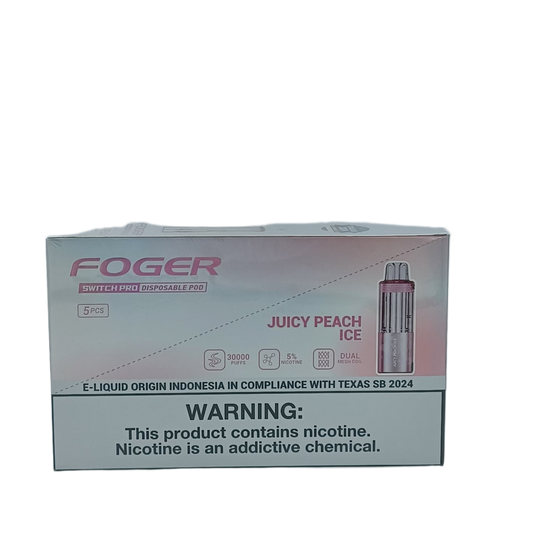Foger Switch Pro Pod Juicy Peach Ice 5ct