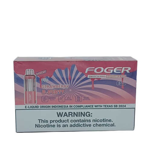 Foger Switch Pro Pod Strawberry B Burst 5ct