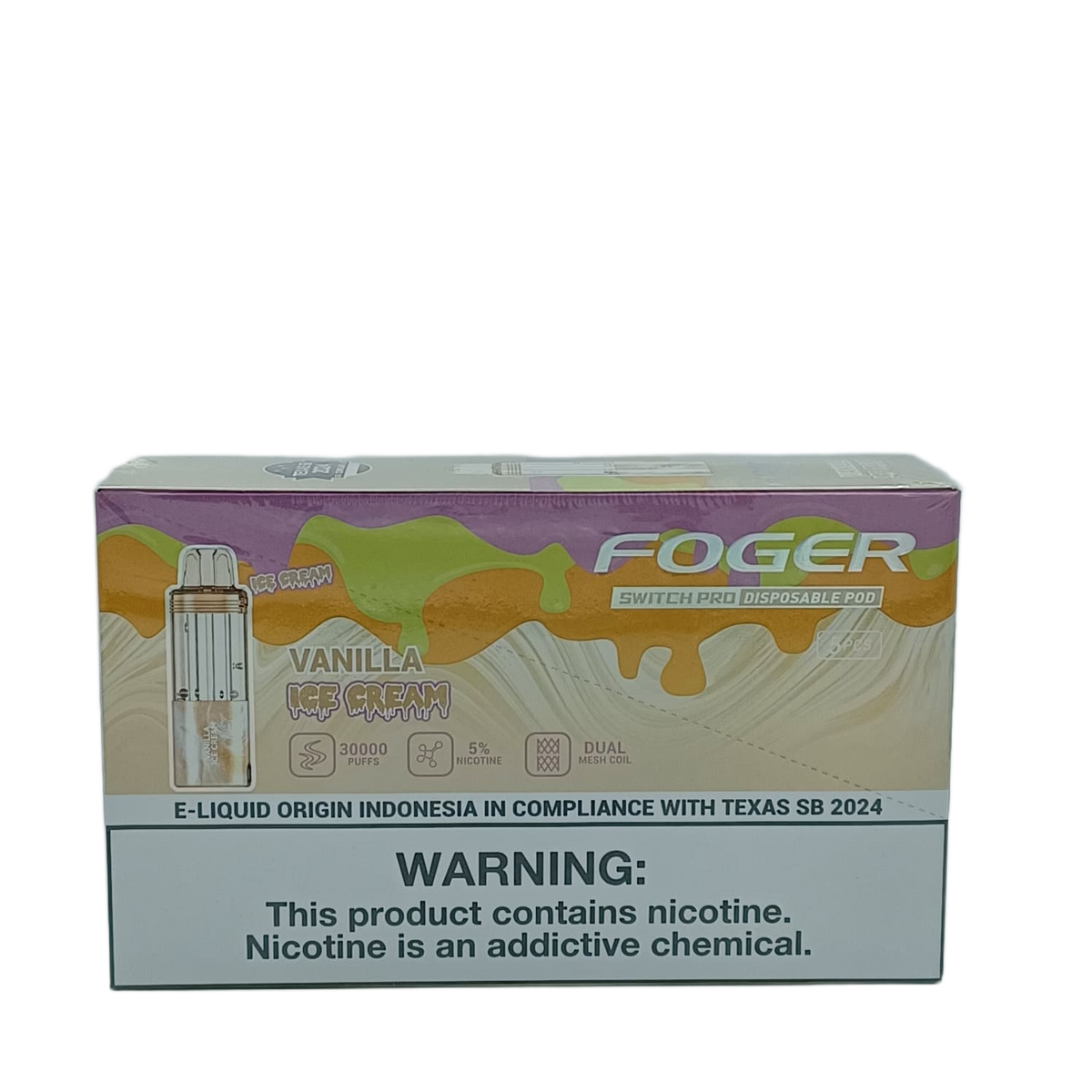 Foger Switch Pro Pod Vanilla Ice Cream 5ct