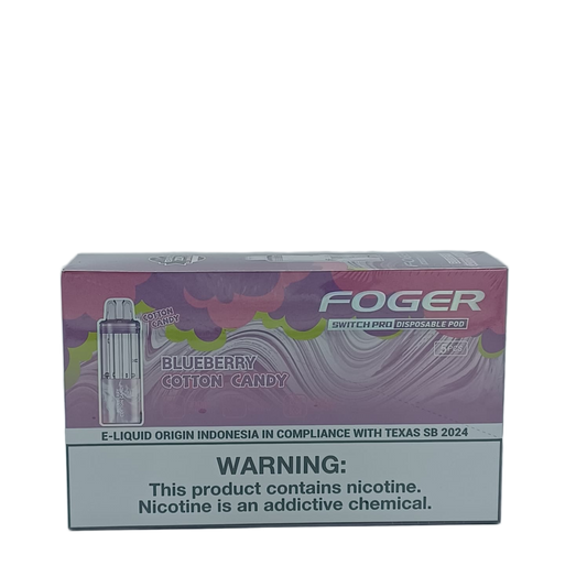 Foger Switch Pro Pod Blueberry Cotton Candy 5ct