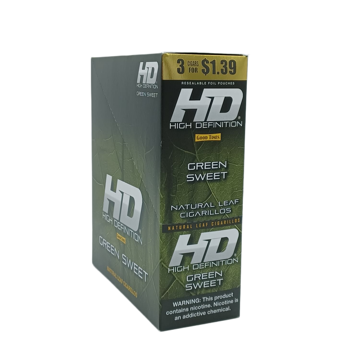 Good Times HD Green Sweet 3/1.39c 15/3pk