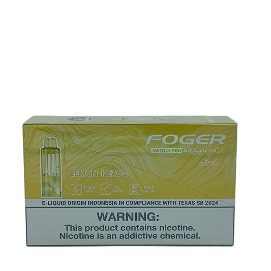 Foger Switch Pro Pod Lemon Heads 5ct