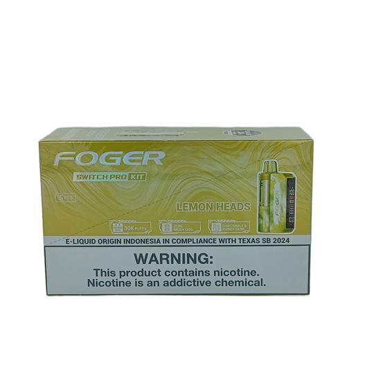 Foger Switch Pro Kit Lemon Heads 5ct