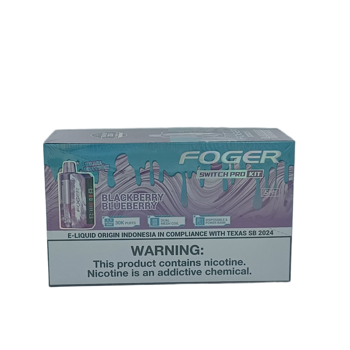 Foger Switch Pro Kit Blackberry Blueberry 5ct