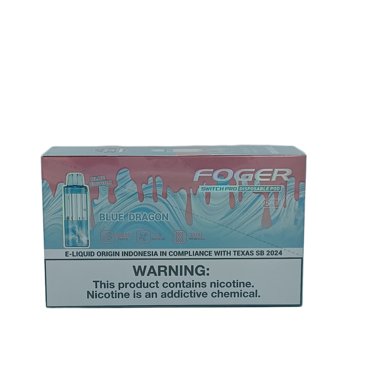 Foger Switch Pro Pod Blue Dragon 5ct