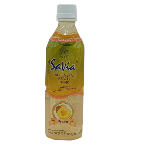 Savia Aloe Peach 16.9oz/12ct