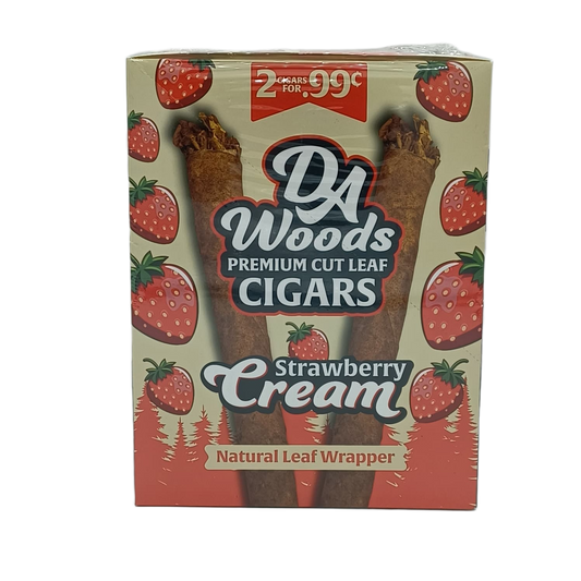 DaWoods PremCutLf Strawberry Cream .99c 2pk/15ct