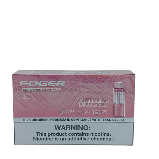 Foger Switch Pro Pod Watermelon Bubblegum 5ct