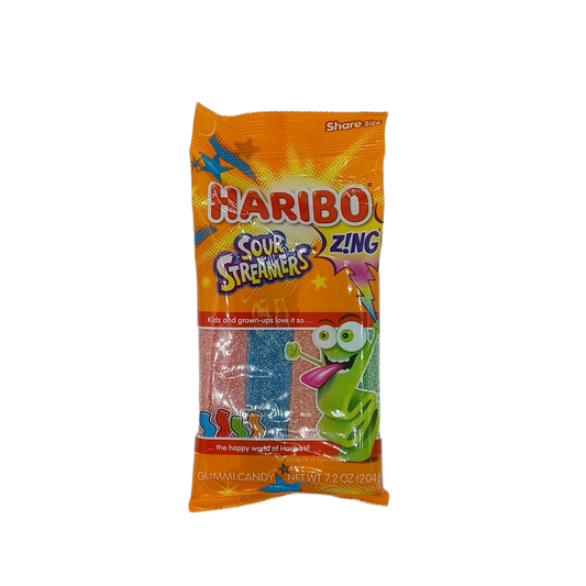 Haribo Sour Streamers 7.2oz PEG