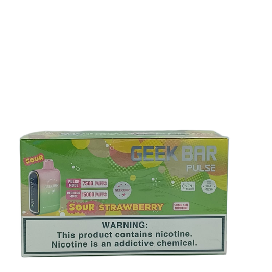 GeekBarPulse Sour Strawberry 5ct