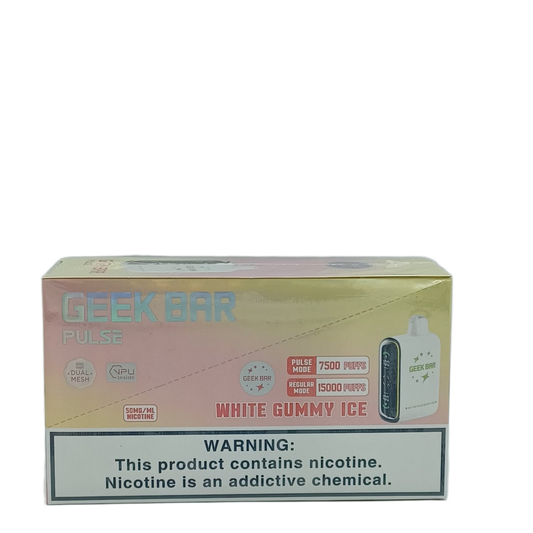 GeekBarPulse White Gummy Ice 5ct