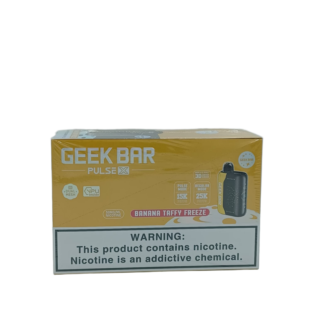 GeekBar PulseX Banana Taffy Freeze 5ct
