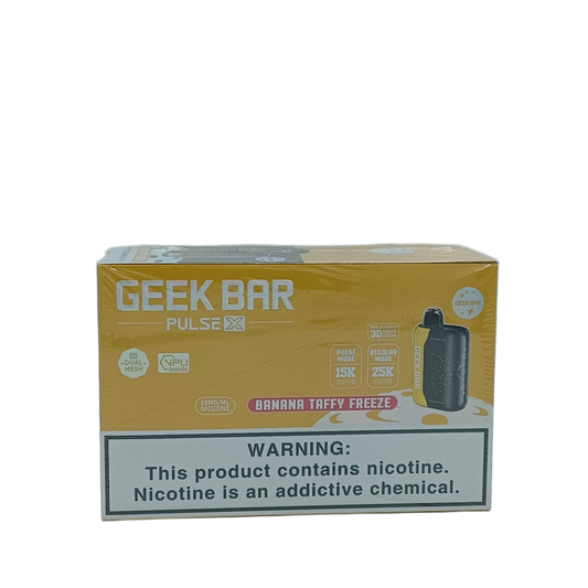GeekBar PulseX Banana Taffy Freeze 5ct
