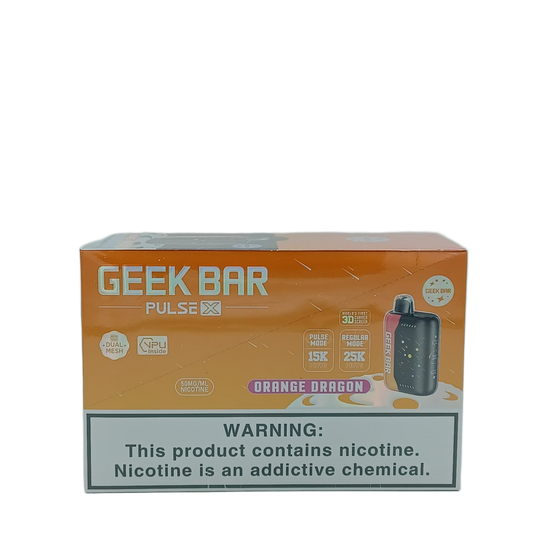 GeekBar PulseX Orange Dragon 5ct
