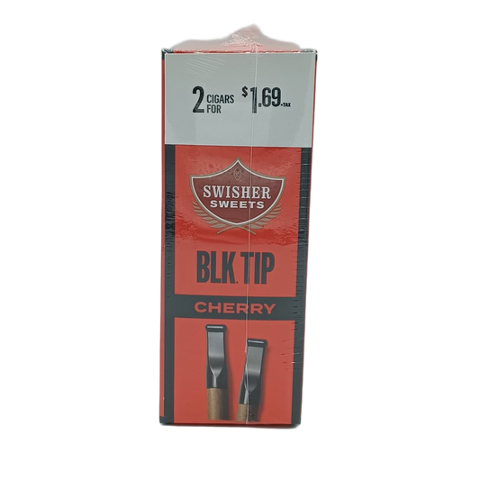 Swisher Sweets BLK TIP Cherry 2/$1.69 15/2pk