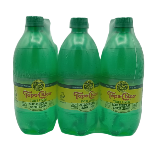 Topo Chico Lime Plastic 20oz/6ct