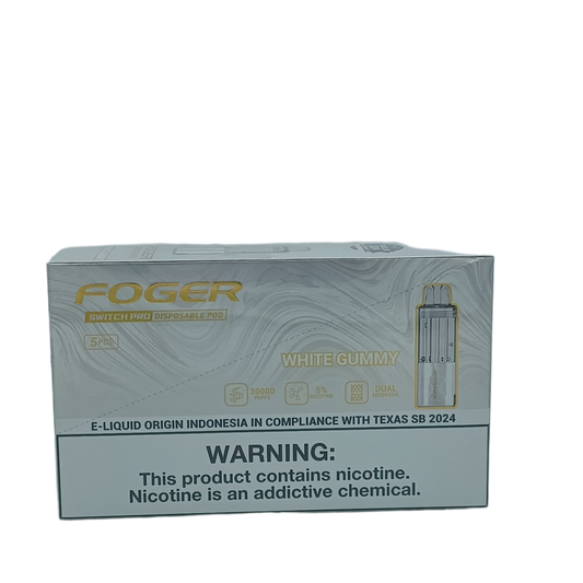 Foger Switch Pro Pod White Gummy 5ct