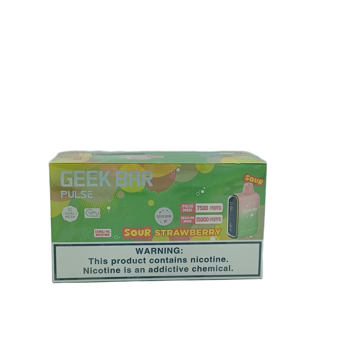 GeekBarPulse Sour Strawberry 5ct
