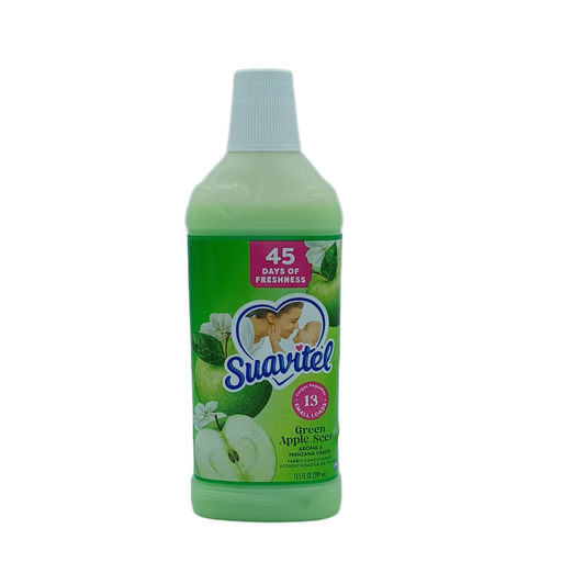 Suavitel FabricSoftner Green Apple Scent 13.5oz