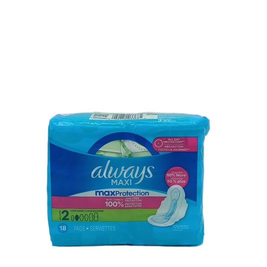 Always Maxi Pad Size2 18ct