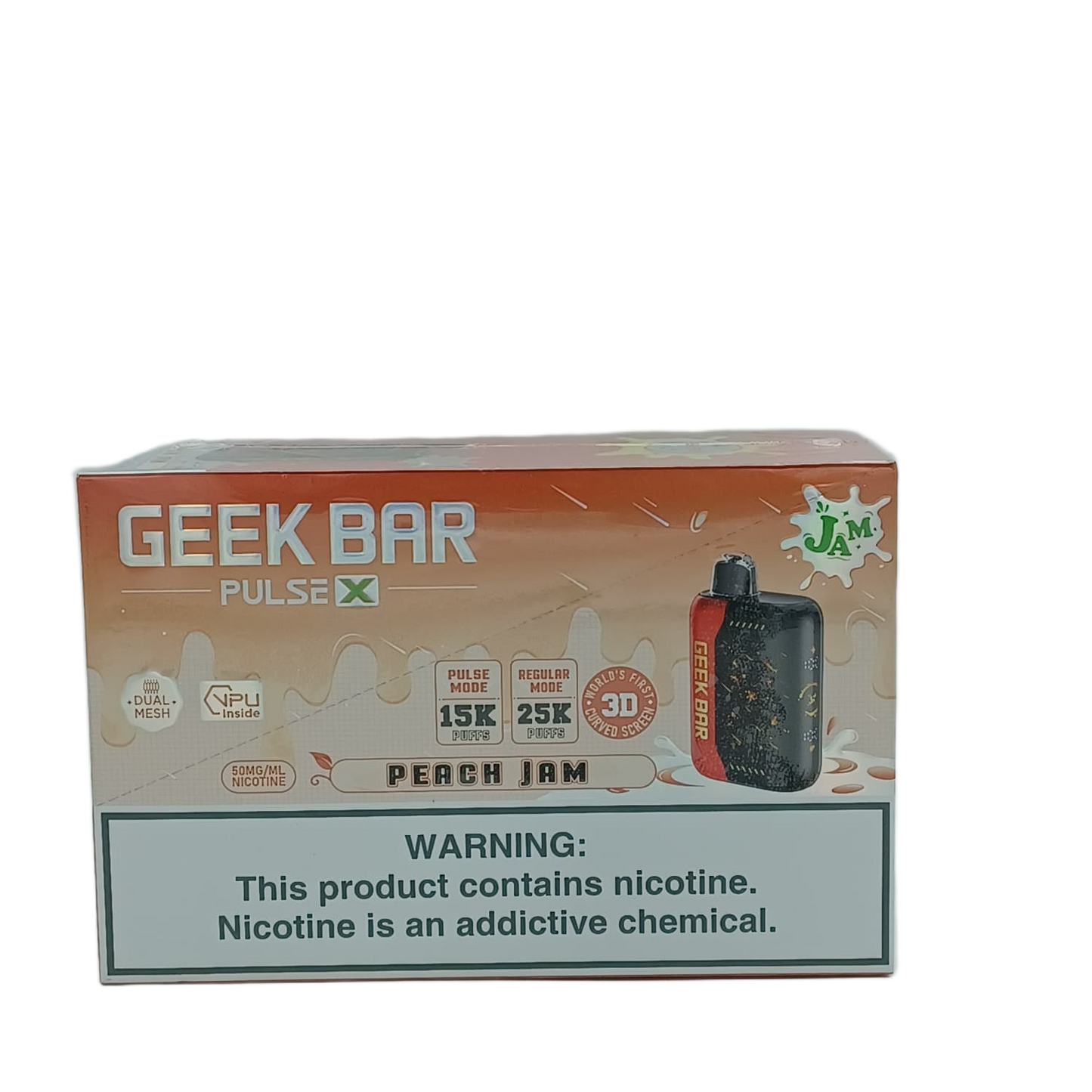 GeekBar PulseX Peach Jam 5ct
